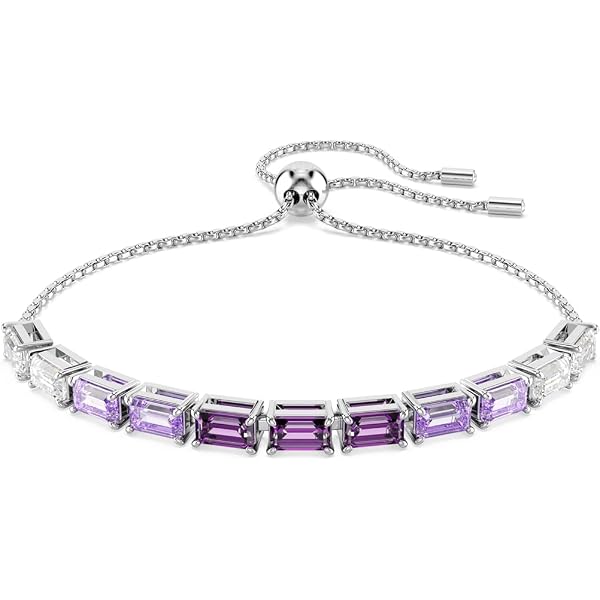 Amazon.com: Swarovski Slake Crystal Gray Bracelet 1179236